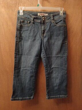 Liquid X Jeans Women's Blue Wide Flared Leg